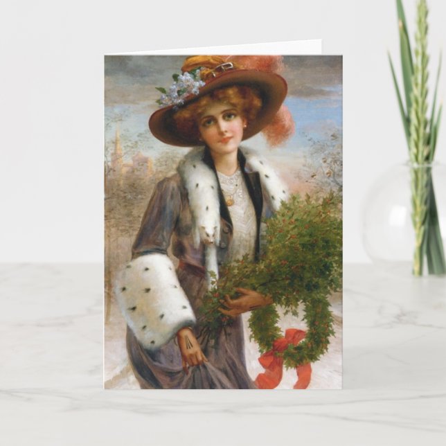 Grußkarte "Frohe Festtage" Feiertagskarte (Vorderseite)