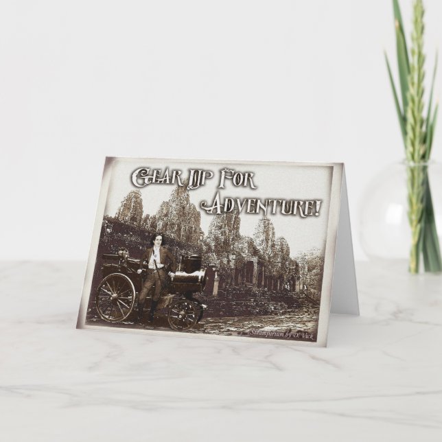 Grußkarte für Abenteuer Karte (Vorderseite)