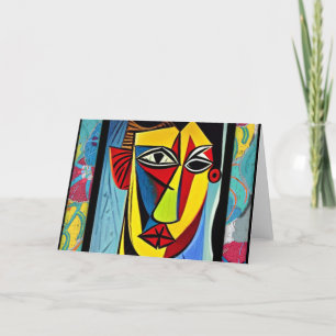Grußkarte für abstrakte Kunst Dankeskarte