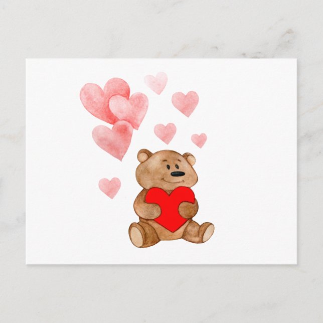 Grußkarte für Angehörige Postkarte (Vorderseite)