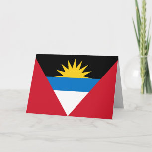 Grußkarte für Antigua und Barbuda Feiertagskarte