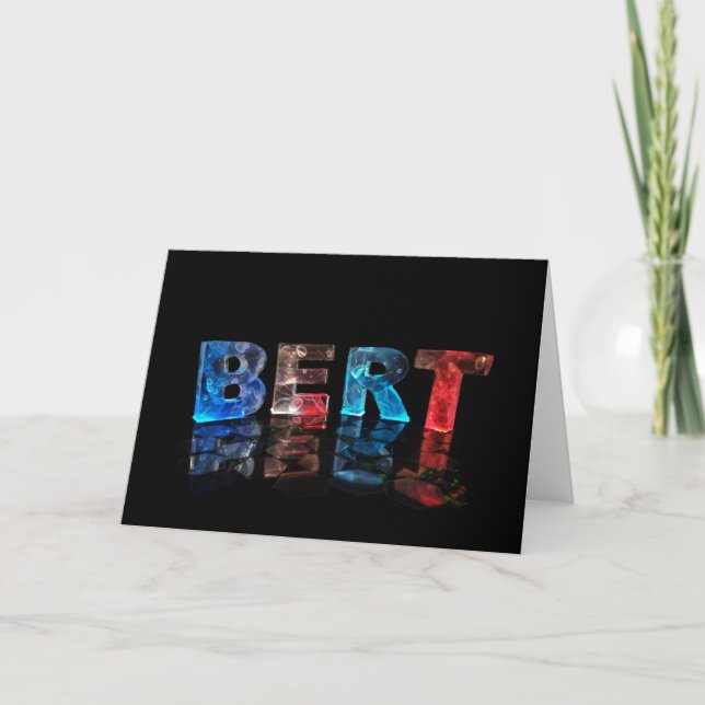Grußkarte für Bert Karte (Vorderseite)