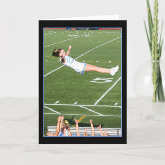 Grußkarte für Cheerleader Karte