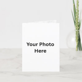 Grußkarte für das benutzerdefinierte AI-Foto | Per Dankeskarte