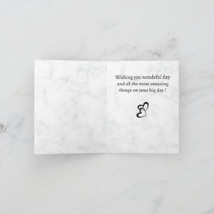 Grußkarte für das benutzerdefinierte AI-Foto   Per Dankeskarte