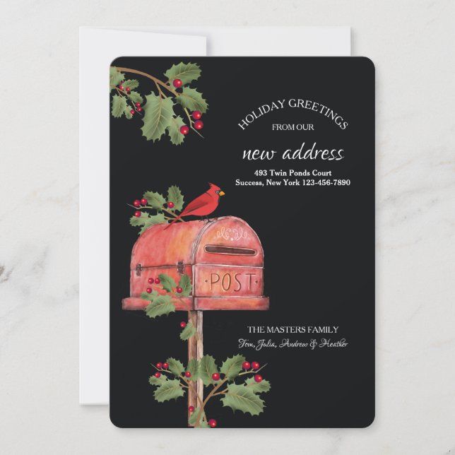 Grußkarte für das Feriendomizil Mailbox Einladung (Vorderseite)