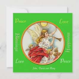 Grußkarte für das Weihnachtsgrün des Fotos. Feiertagskarte