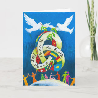 Grußkarte für den Aufenthalt bei jungen Künstlern Feiertagskarte