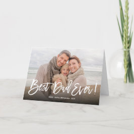 Grußkarte für den besten Vater je Vatertag Foto Karte