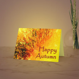 Grußkarte für den Herbst Karte
