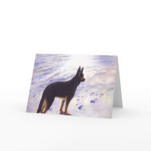 Grußkarte für deutsche Hirten