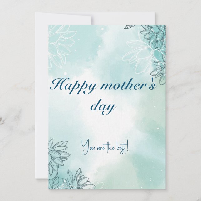 Grußkarte für die Mutter Feiertagskarte (Vorderseite)