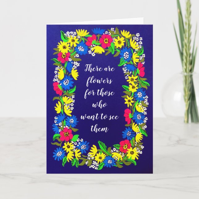 Grußkarte für die Wohltätigkeit Karte (Vorderseite)