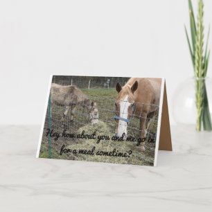 Grußkarte für ein Datum. Karte