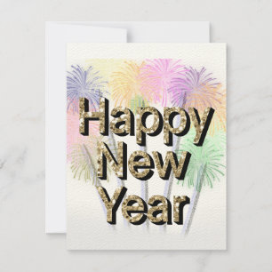 Grußkarte für ein gutes neues Jahr