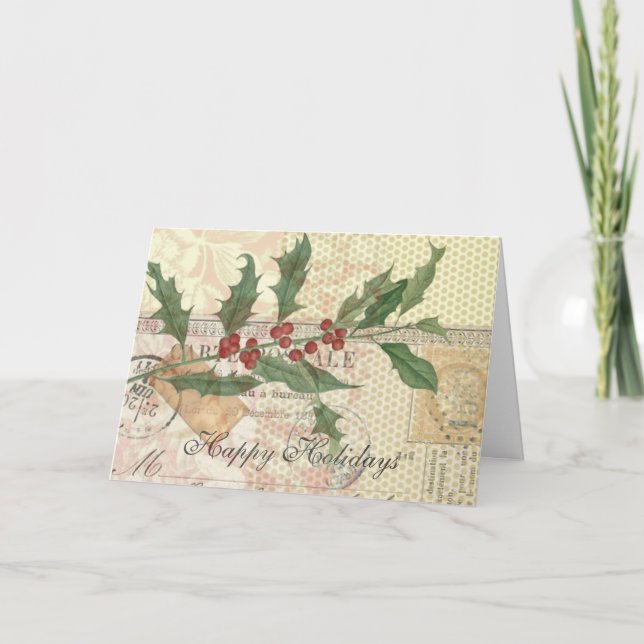 Grußkarte für einen guten Urlaub Feiertagskarte (Vorderseite)