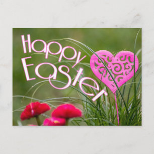 Grußkarte für Freunde und Familie zu Ostern Feiertagspostkarte
