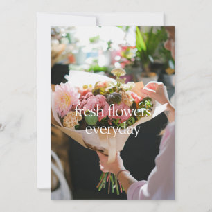 Grußkarte für frische Blume Karte