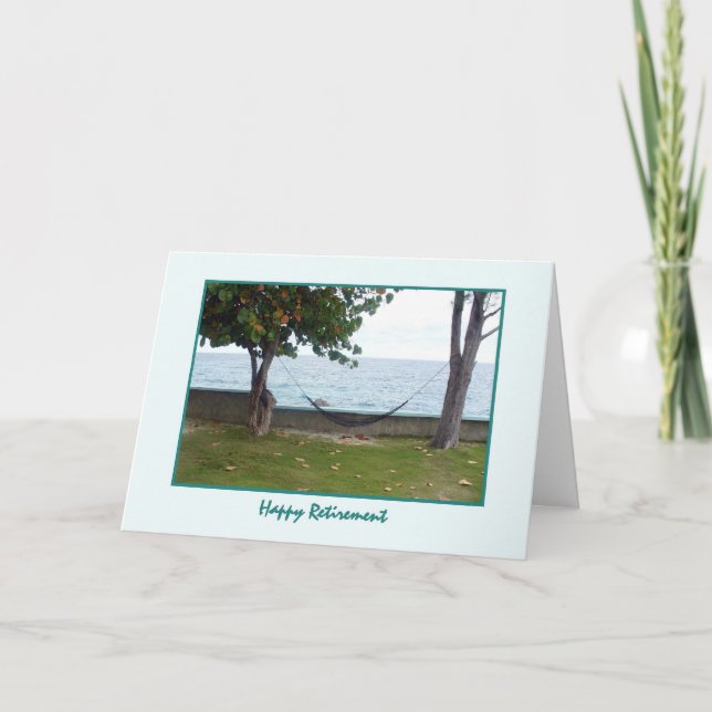 Grußkarte für glückliche Altersversorgung Karte (Vorderseite)