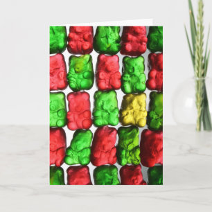 Grußkarte für Gummibären Karte
