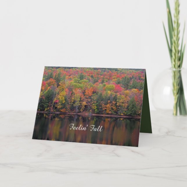 Grußkarte für Herbst Karte (Vorderseite)