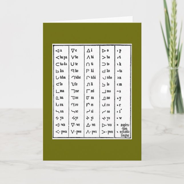 Grußkarte für Indische Symbole Karte (Vorderseite)