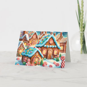 Grußkarte für Lebkuchen Feiertagskarte