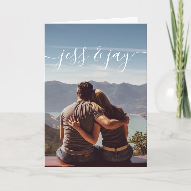 Grußkarte für mehrere Fotos Karte (Vorderseite)