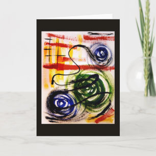 Grußkarte für moderne Maschinen Karte