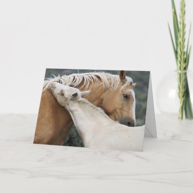 Grußkarte für Mutter und Sohn Karte (Vorderseite)