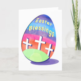 Grußkarte für Ostern Dankeskarte