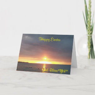 Grußkarte für Ostern Feiertagskarte