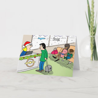 Grußkarte für Reisen Feiertagskarte