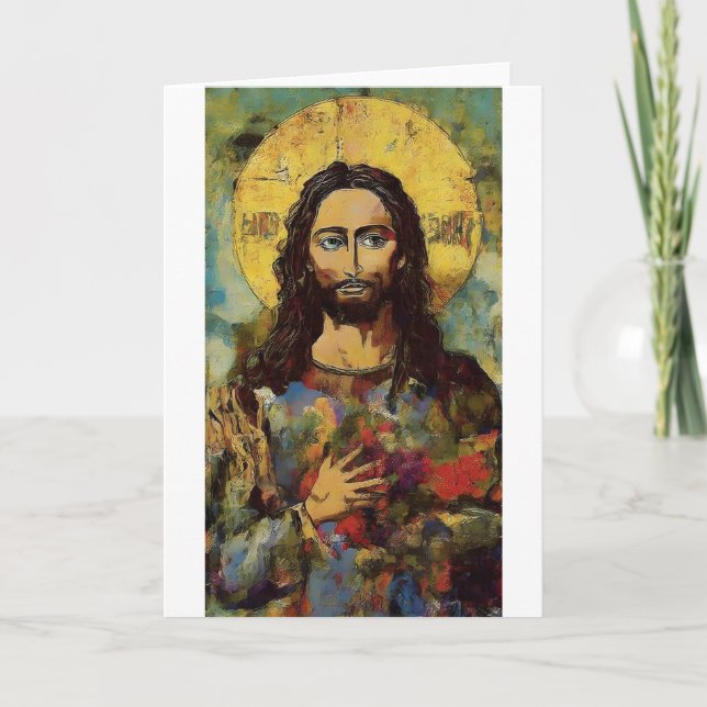 Grußkarte für Sacro Hoops Karte (Vorderseite)