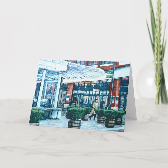 Grußkarte für Seehafenausflüge Karte (Vorderseite)