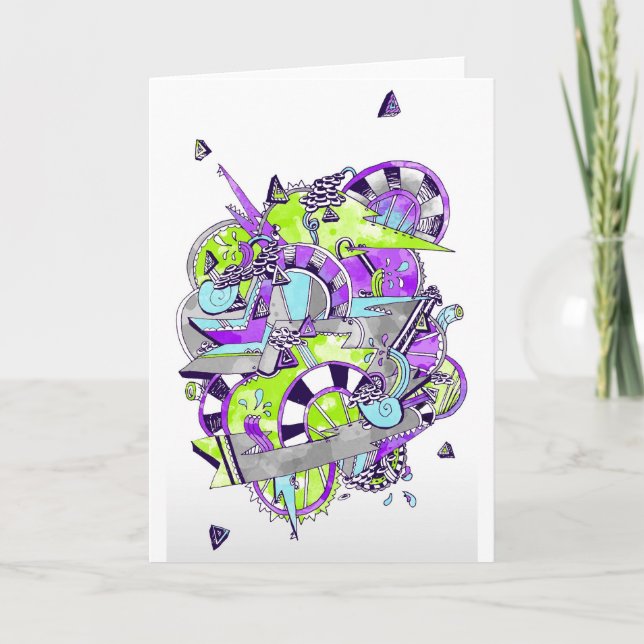 Grußkarte für Shark Hunt Karte (Vorderseite)