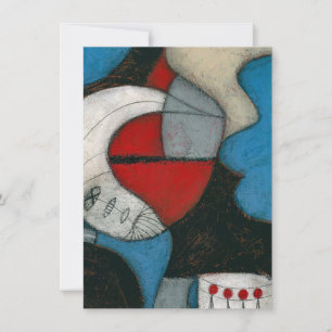 Grußkarte für Snare Drum Karte