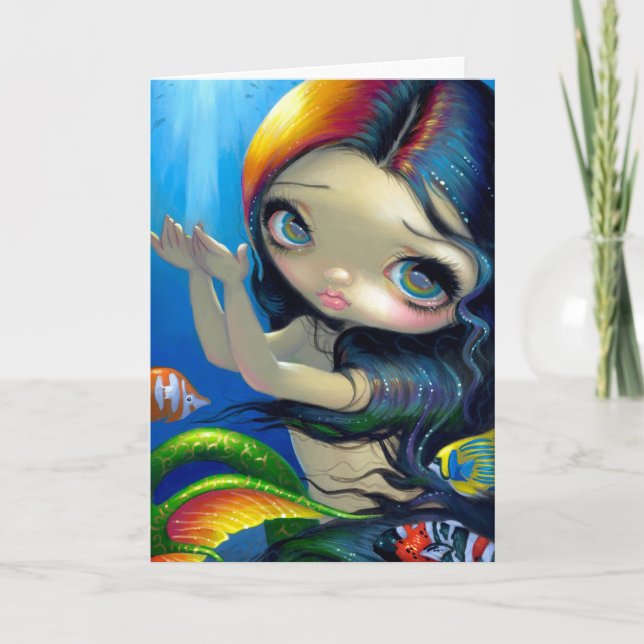 Grußkarte "Für Sonnenuntergang erreichen" Karte (Vorderseite)