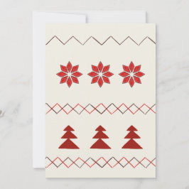 Grußkarte für Strick Feiertagskarte