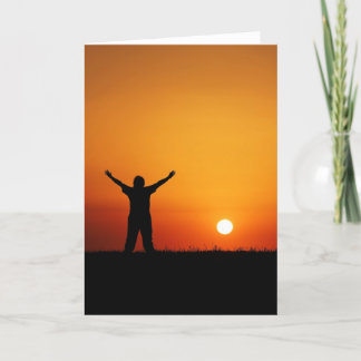 Grußkarte für Sunset Karte