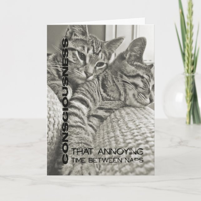 Grußkarte für vierzig WINKS Dankeskarte (Vorderseite)