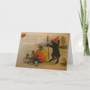 Grußkarte für viktorianische schreckliche Dinge Ha Karte