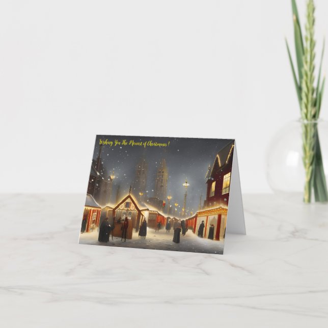 Grußkarte für Weihnachten (Vorderseite)