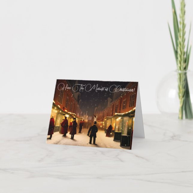 Grußkarte für Weihnachten (Vorderseite)