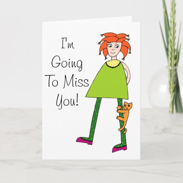 Grußkarte für zeitgemäßes Design Karte (Vorderseite)