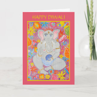 Grußkarte Ganesh Diwali Karte