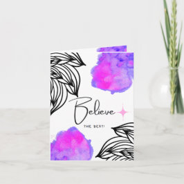 Grußkarte glauben, klein, 4" x 5,6" geklappt karte