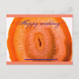 Grußkarte Glückliche Hochzeit! Postkarte