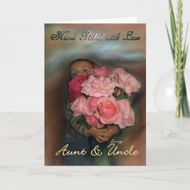 Grußkarte Glückwunsch Jubiläumsspiel Rose Karte (Vorderseite)