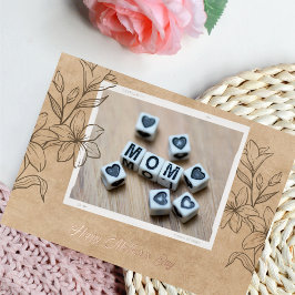 Grußkarte "Golden Foil Happy Mother Day" Folien Feiertagskarte